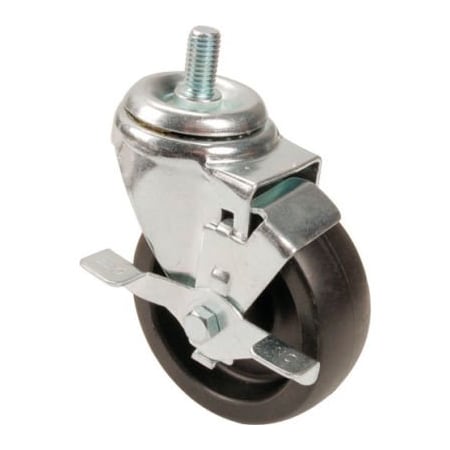 Allpoints 1481060 Caster, Stem, 4", 1/2-13X1"W/Brk For True Manufacturing 1481060